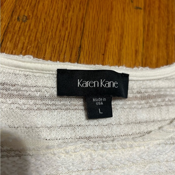 Karen Kane Lightweight Sheer Pullover Sweater Top  Size Large - Picture 3 of 7